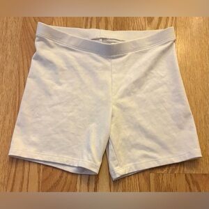 Girls White Shorts (size - 7/8)